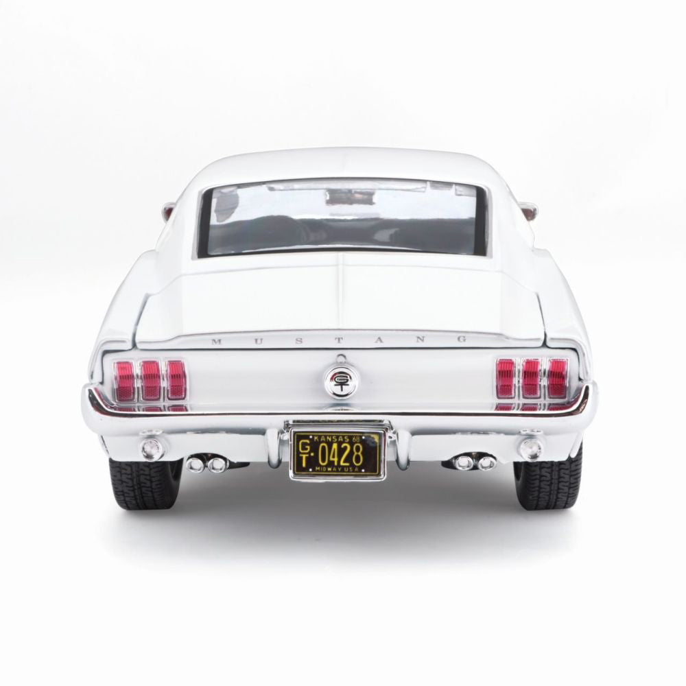 Modellauto Ford Mustang GT Cobra 1968, weiss, 1:18