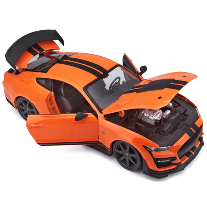 Modellauto Ford Mustang Shelby GT500 2020, orange, 1:18