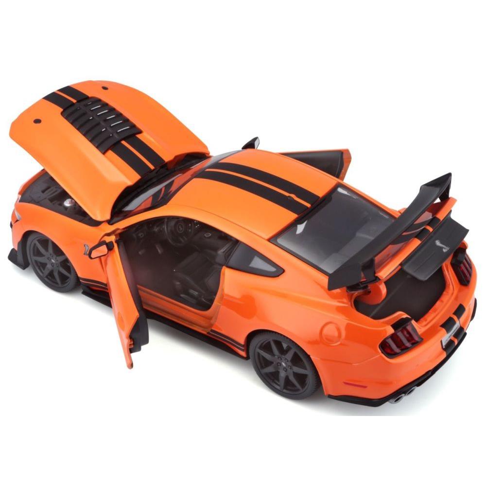 Modellauto Ford Mustang Shelby GT500 2020, orange, 1:18