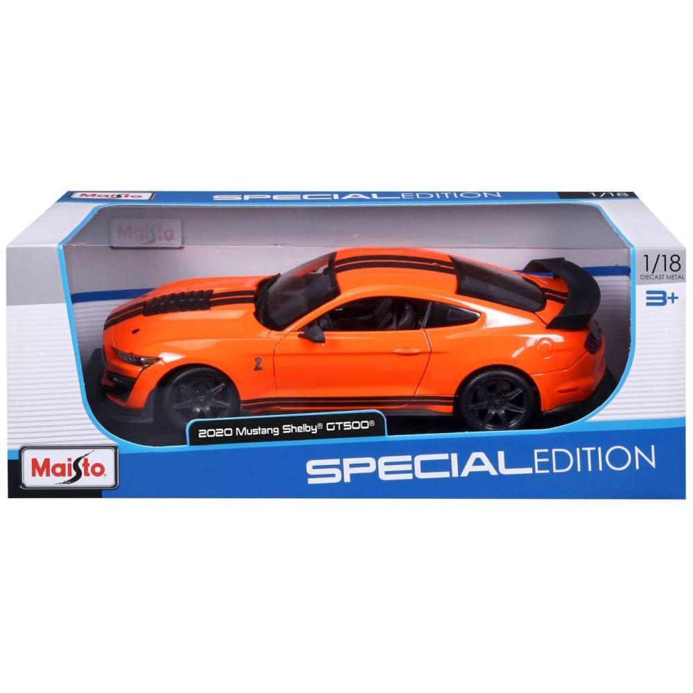 Modellauto Ford Mustang Shelby GT500 2020, orange, 1:18