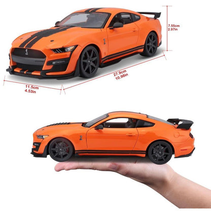 Modellauto Ford Mustang Shelby GT500 2020, orange, 1:18