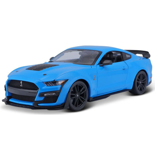 Modellauto Mustang Shelby GT500 2020, blau, 1:18