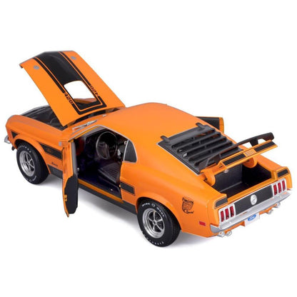 Modellauto Ford Mustang Mach 1 1970, orange, 1:18