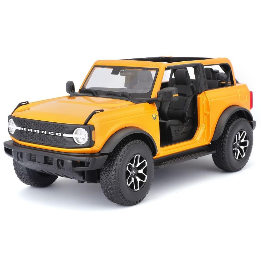 Modellauto Ford Bronco Badlands 2021, orange, 1:18