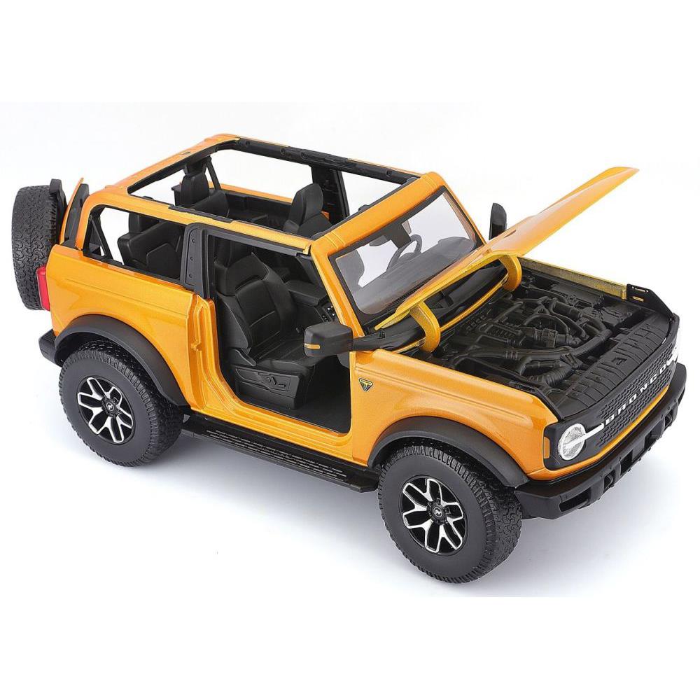 Modellauto Ford Bronco Badlands 2021, orange, 1:18