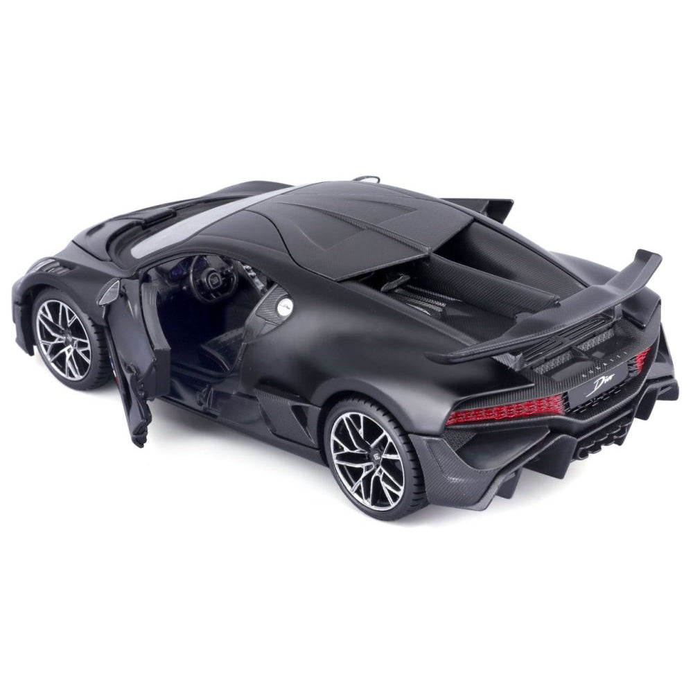 Modellauto Bugatti Divo, schwarz matt 1:24