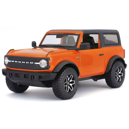 Modellauto Ford Bronco Badlands 2021, orange, 1:24