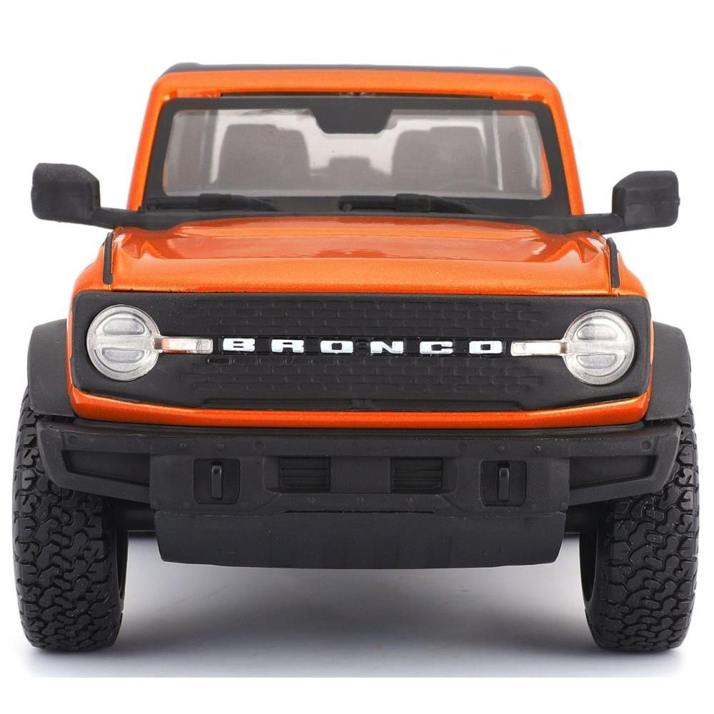 Modellauto Ford Bronco Badlands 2021, orange, 1:24