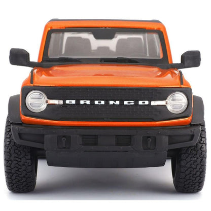 Modellauto Ford Bronco Badlands 2021, orange, 1:24