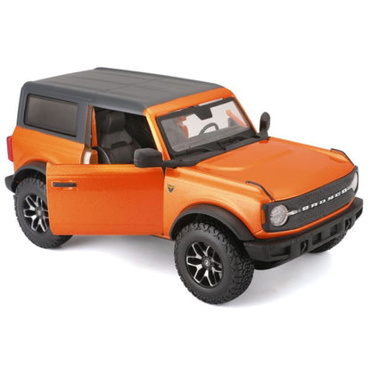 Modellauto Ford Bronco Badlands 2021, orange, 1:24