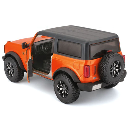 Modellauto Ford Bronco Badlands 2021, orange, 1:24