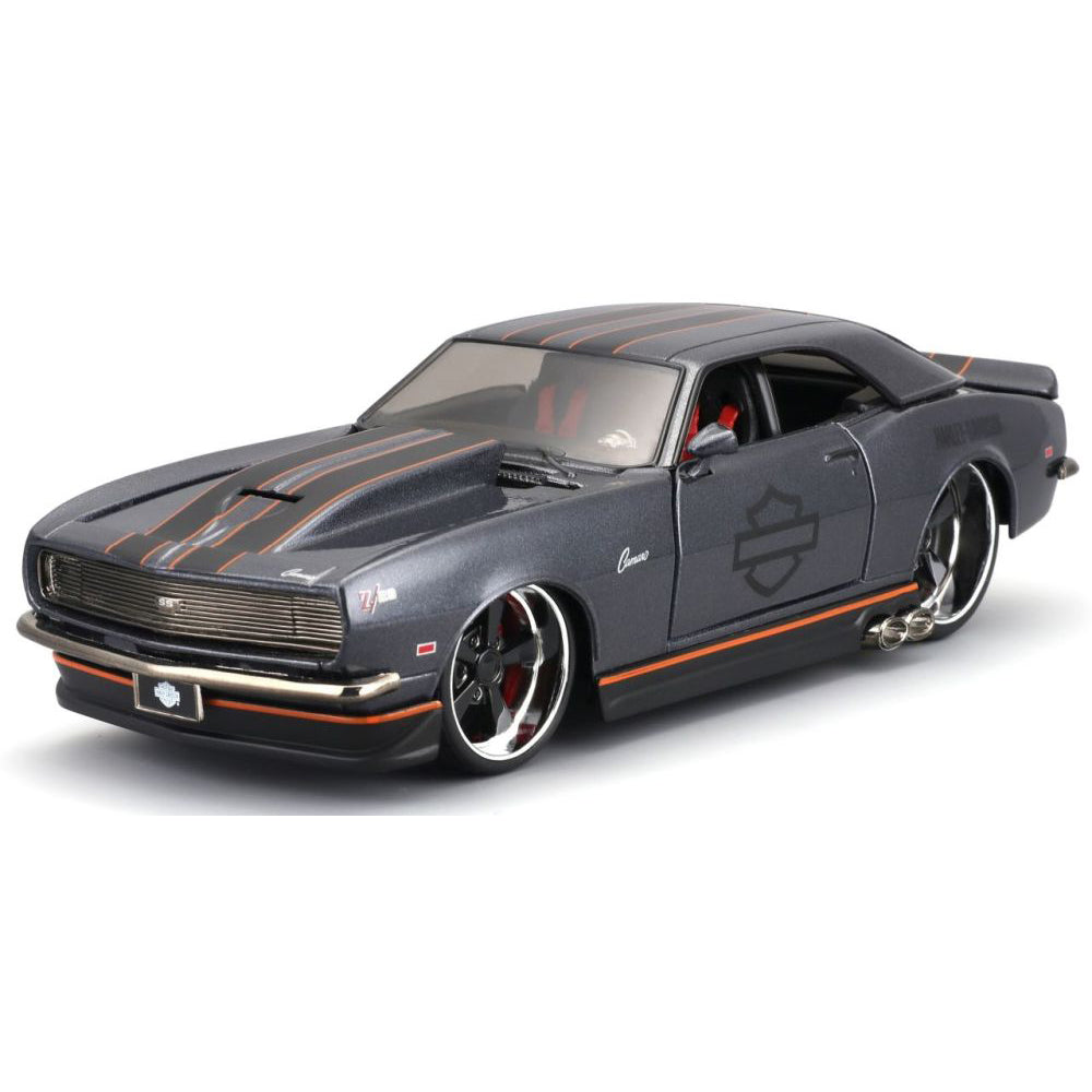 Modellauto Chevrolet Camaro 1968 Harley Davidson, 1:24