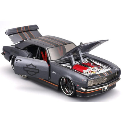 Modellauto Chevrolet Camaro 1968 Harley Davidson, 1:24