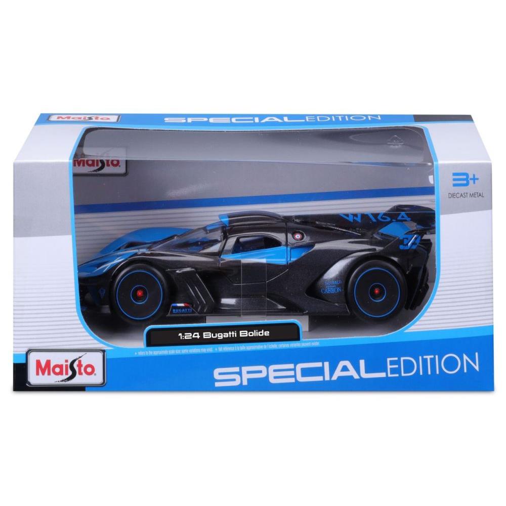 Modellauto Bugatti Bolide, schwarz, 1:24