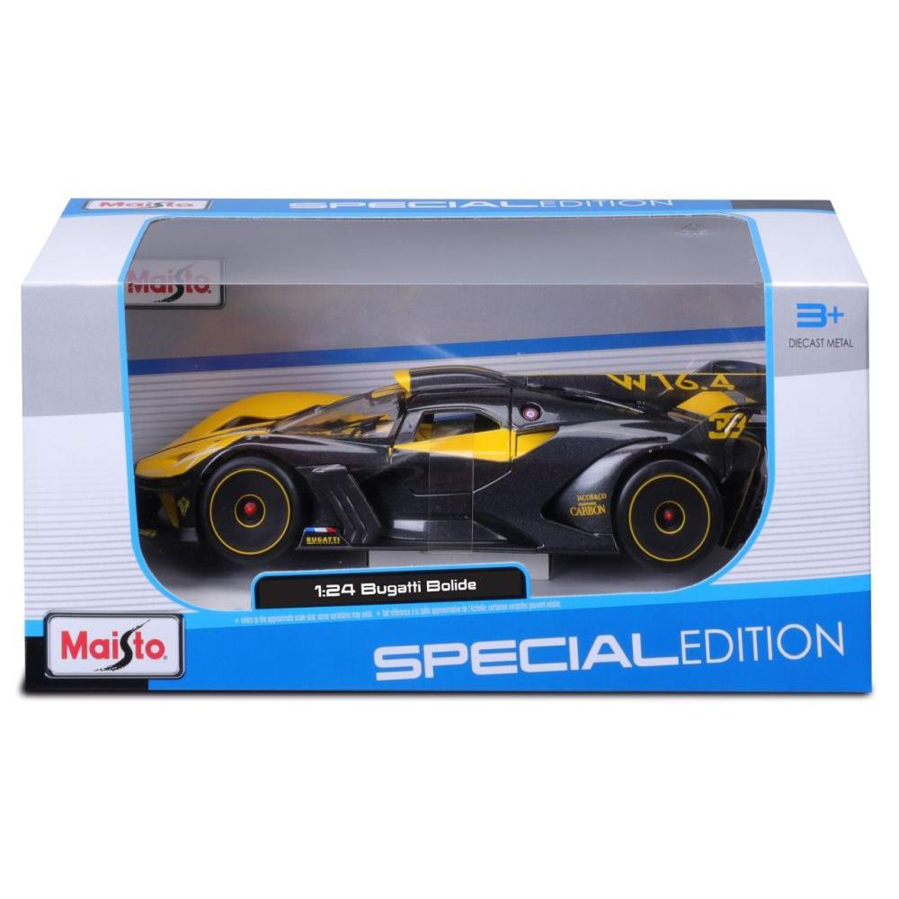 Modellauto Bugatti Bolide, gelb, 1:24