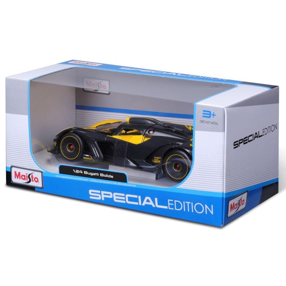 Modellauto Bugatti Bolide, gelb, 1:24