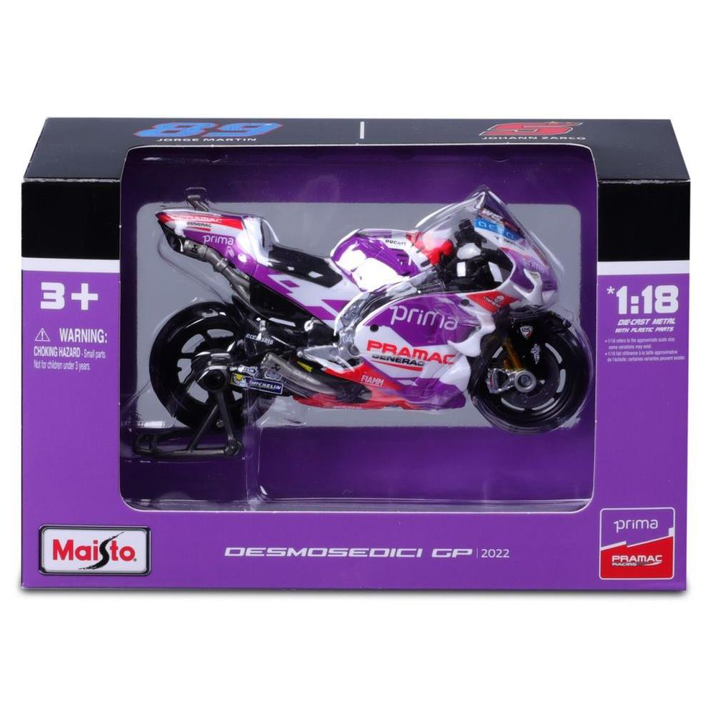 Motorrad Modell Moto GP Motorrad #5 Zarco 2022, 1:18