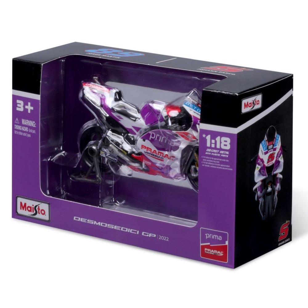 Motorrad Modell Moto GP Motorrad #5 Zarco 2022, 1:18