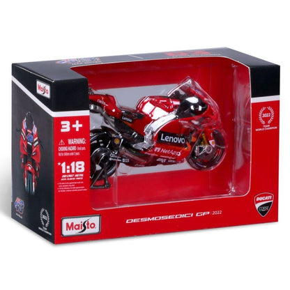 Motorrad Modell Moto GP Motorrad #43 Jack Miller 2022, 1:18