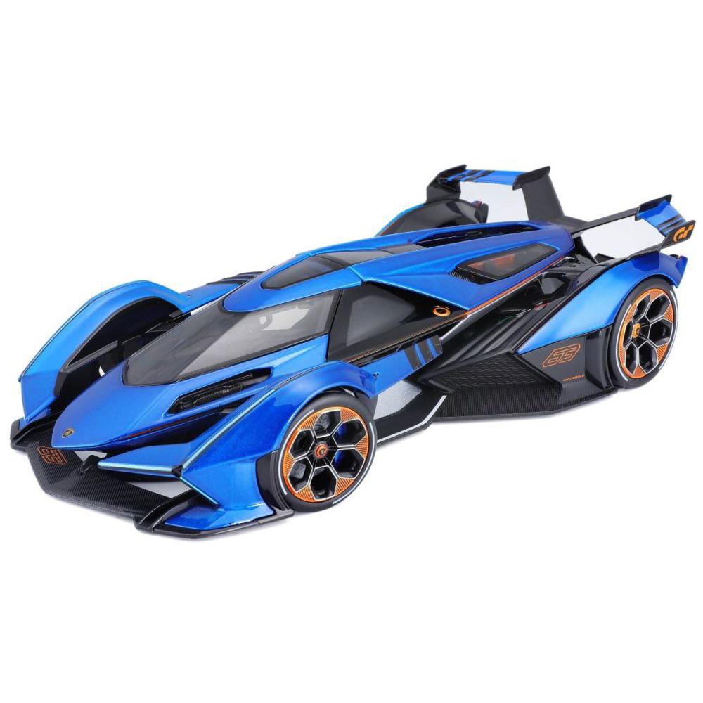 Modellauto Lamborghini V12 Vision Gran Tourismo, blau, 1:18