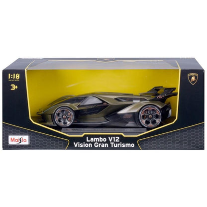 Modellauto Lamborghini V12 Vision Gran Tourismo, grün, 1:18