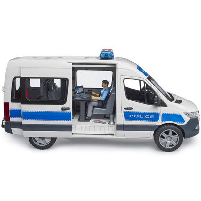 Bruder Mercedes Benz Sprinter Polizei Einsatzfahrzeug mit Light & Sound Modul