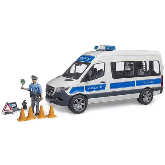 Bruder Mercedes Benz Sprinter Polizei Einsatzfahrzeug mit Light & Sound Modul