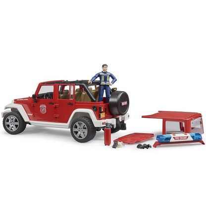 Spielzeugauto Jeep Wrangler Rubicon Feuerwehr, 1:16