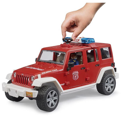 Spielzeugauto Jeep Wrangler Rubicon Feuerwehr, 1:16