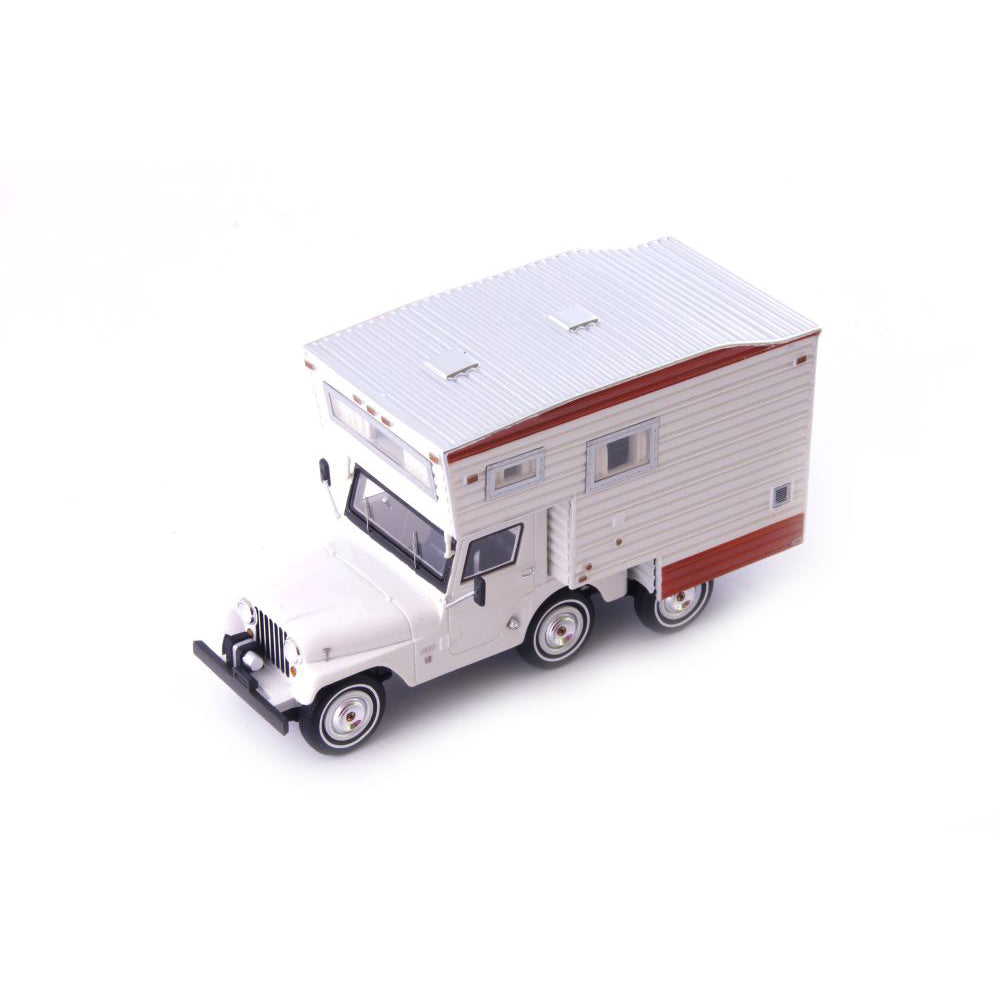 Modellauto Jeep CJ5 Universal Camper, Baujahr 1969, 1:43