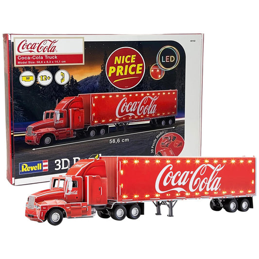 3D Puzzle Coca Cola Truck LED