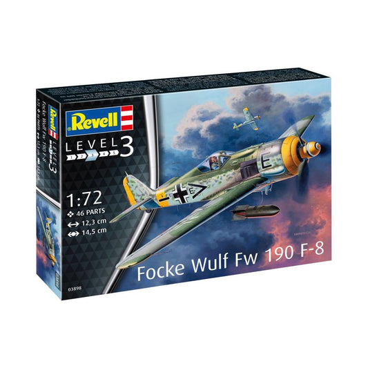 Militär Bausatz Focke Wulf Fw190 F-8, 1:72