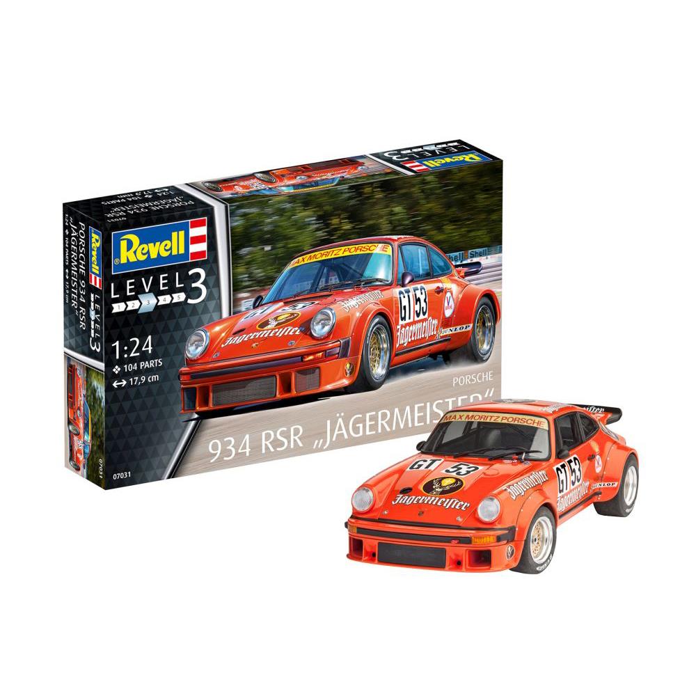 Modellauto Bausatz Porsche 934 RSR Jägermeister, 1:24