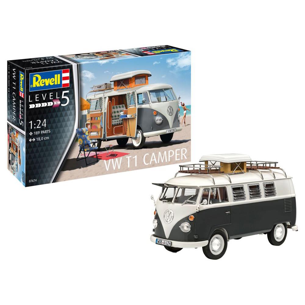 Modellauto Bausatz Volkswagen T1 Camper, 1:24