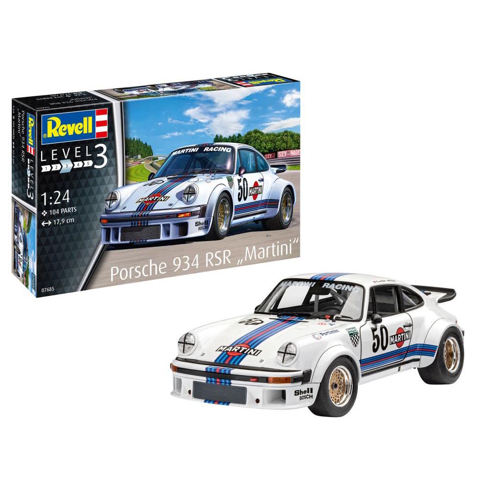 Modellauto Bausatz Porsche 934 RSR Martini, 1:24