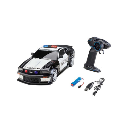 RC Auto Car Ford Mustang US Police, 1:12