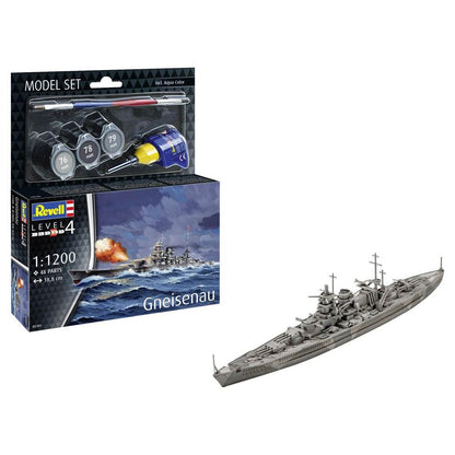 Militär Bausatz-Set Schiff Gneisenau, 1:1200