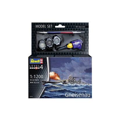 Militär Bausatz-Set Schiff Gneisenau, 1:1200