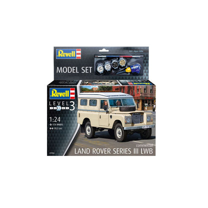 Modellauto Bausatz-Set Land Rover Series III LWB (commercial), 1:24