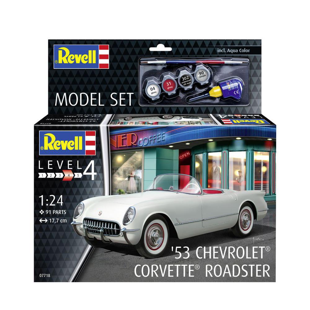 Modellauto Bausatz-Set 1953 Corvette Roadster, 1:24