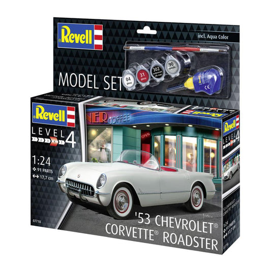 Modellauto Bausatz-Set 1953 Corvette Roadster, 1:24