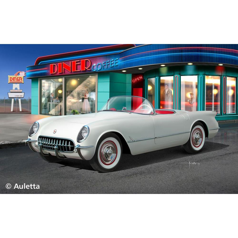 Modellauto Bausatz-Set 1953 Corvette Roadster, 1:24