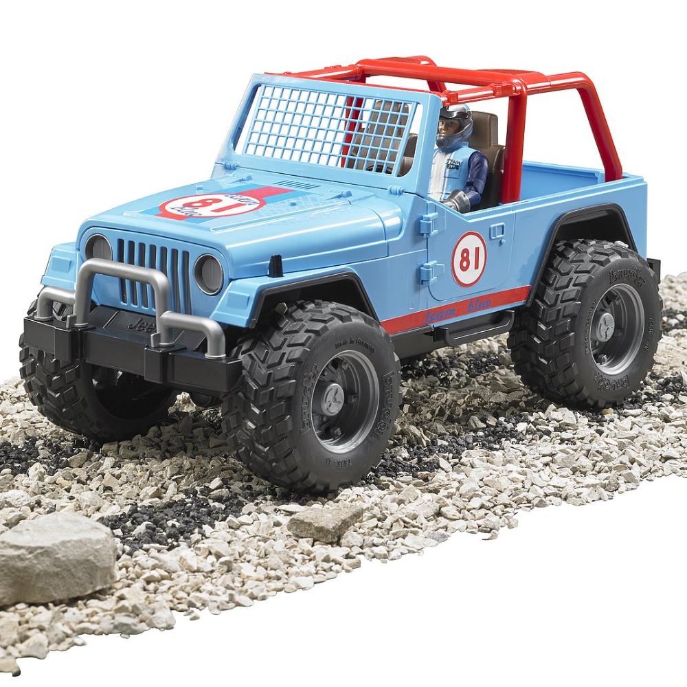 Spielzeugauto Jeep Cross Country Racer, blau, 1:16