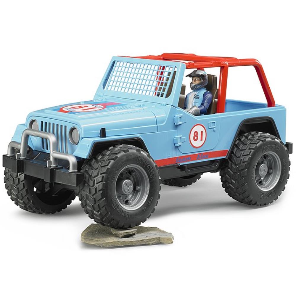 Spielzeugauto Jeep Cross Country Racer, blau, 1:16